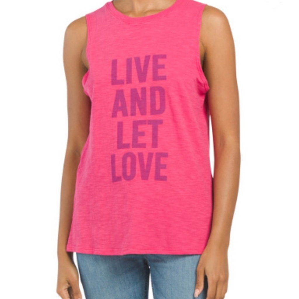 5a7 Cing A Sept Live And Let Love Muscle Tank